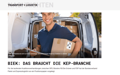 BIEK: DAS BRAUCHT DIE KEP-BRANCHE
