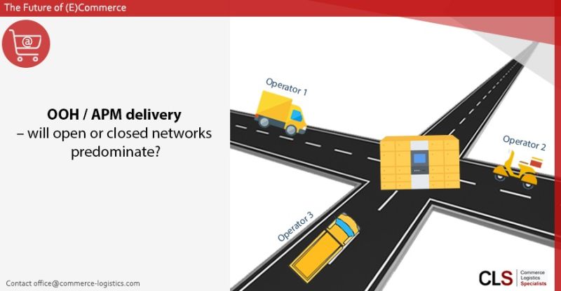 Out of home OOH Automated Parcel Machine APM delivery will