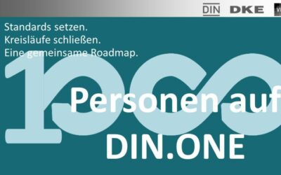 1.000+ Personen auf der Plattform DIN.ONE