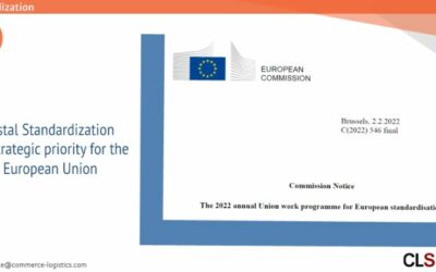 Postal Standardization – a strategic priority for the European Union
