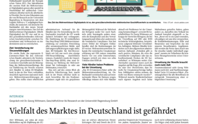 Georg Wittmann spricht mit Die Wirtschaftszeitung über Studie zum EU-E-Commerce-Paket