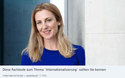 Diese Fachleute zum Thema „Internationalisierung“ sollten Sie kennen