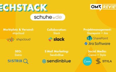 shipcloud im neuen OMR Reviews Format TECHSTACK