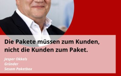 Die Pakete müssen zum Kunden, nicht die Kunden zum Paket