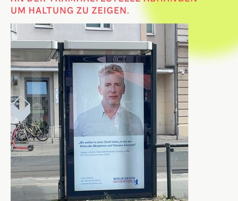 WEDO – klare Gegenansage an Antisemitismus