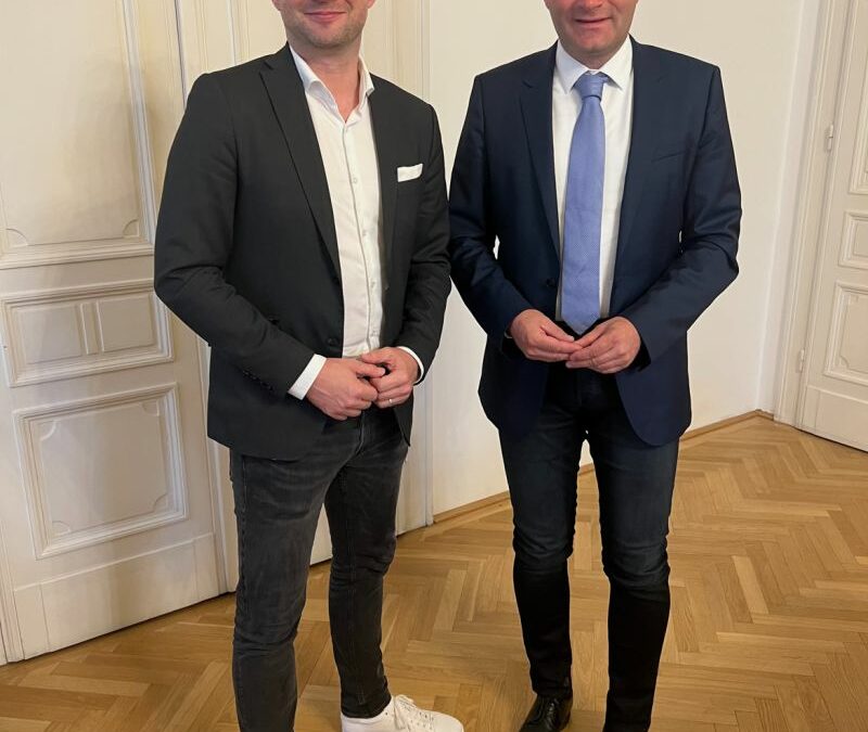 Rainer Will im Austausch mit Landwirtschaftsminister Norbert Totschnig
