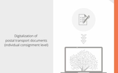 Digitalization of postal transport documents (individual consignment level)