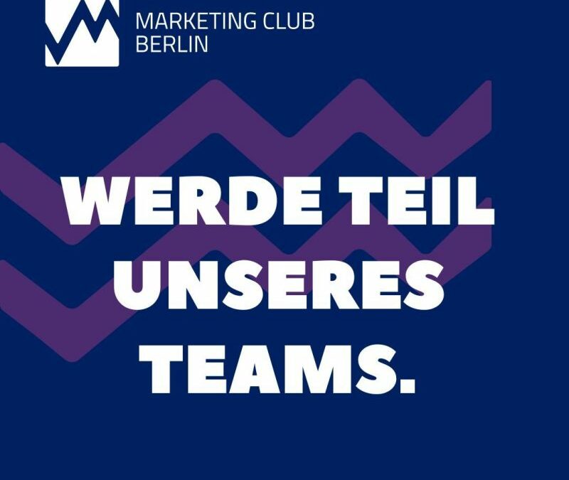 Marketing Club Berlin – We hire!