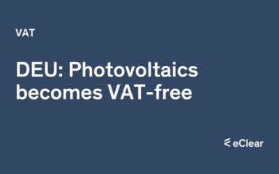 DEU: Photovoltaics becomes VAT-free