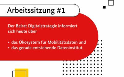 Erste Arbeitssitzung Digitalstrategie Deutschland