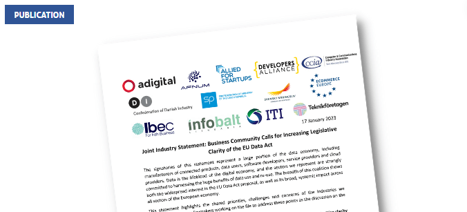 Ecommerce Europe co-signs joint industry statement on the EU Data Act