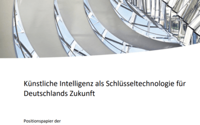 Künstliche Intelligenz als Schlüsseltechnologie für Deutschlands Zukunft