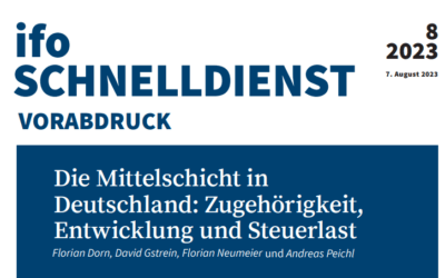 Die Mittelschicht in Deutschland: Zugehörigkeit, Entwicklung und Steuerlast