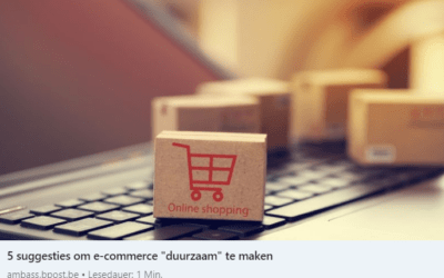 Naar een duurzamere E-commerce