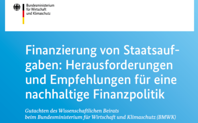 Finanzierung von Staatsaufgaben: Herausforderungen und Empfehlungen für eine nachhaltige Finanzpolitik